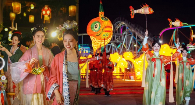团团邀请你们一起过七夕啦！在梦华录街区开启浪漫闯关之旅