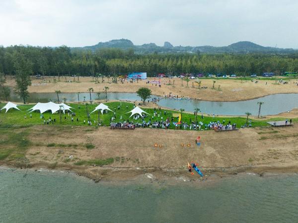息县：淮河金沙滩 文旅新地标