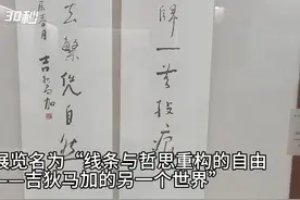30秒｜诗人吉狄马加书画展在成都杜甫草堂开幕图片
