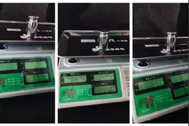 正规电子秤经改装 “鬼秤”模式瞬间切换图片