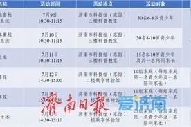 济南市科技馆暑期科普活动开始报名图片