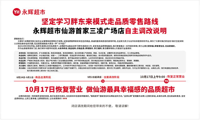 现场直击！永辉超市仙游店“胖改”，全面转型品质零售