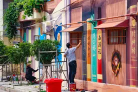 济源五龙口西游神话墙绘村打造沉浸式文旅新体验图片