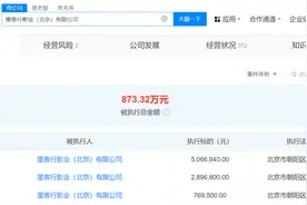 涉合同纠纷案，于谦持股墨客行影业新增一则被执行人信息，执行标的506万图片