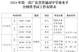 广东2024年第一次普高学考：11月19日截止网上报名图片