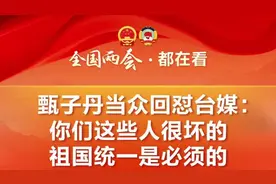 甄子丹当众回怼台媒：你们这些人很坏的，祖国统一是必须的图片