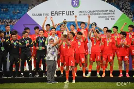 点球登鼎！中国U15国足夺得东亚足球锦标赛冠军图片