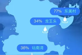 追“泪”预报丨4月11日，平潭长江澳蓝眼泪概率78%图片