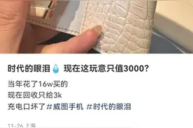 16万买的威图手机二手只值3000元 网友：就很难评图片