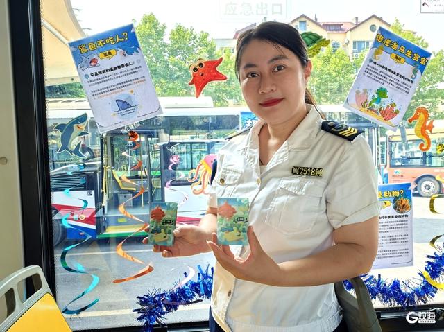 青岛巴士变身“移动水族馆”！11路“海洋观光车”今起清凉启航