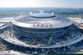 上海松江站正式挂牌年底前启用，系沪苏湖高铁全线最大新建站图片