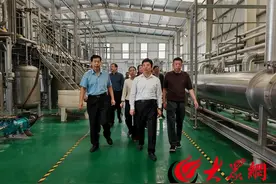 菏泽市委常委、副市长王昌华一行到东明和鄄城调研生物医药产业图片