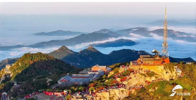 组图丨泰山之巅 与太阳庄严赴约