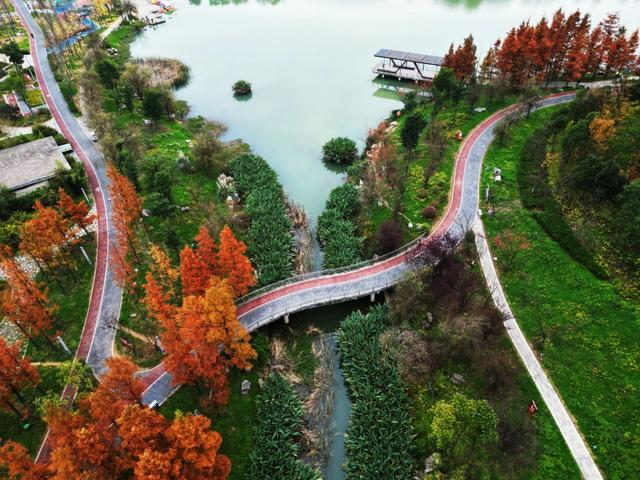 图库推荐丨黔西:草木染初冬,湖畔绘锦卷