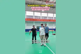 奥运得奖后重回母校，梁伟铿寄语青少年：多参与体育锻炼图片