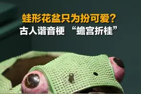 蛙形花盆只为扮可爱？古人谐音梗“蟾宫折桂”图片