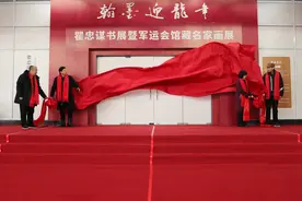 免费开放，持续到春节后  书画名家联展在武汉体育中心开幕图片