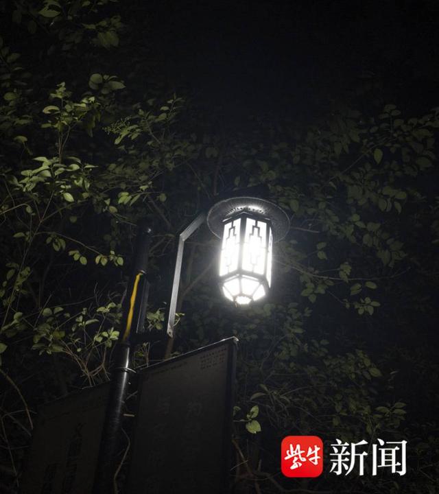 晚上回家不怕黑了！镇江南山新增仿古路灯，点亮夜行路