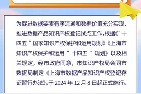 推进数据产品知识产权登记存证试点，这个《暂行办法》12月8日起施行图片