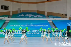 青春舞步华丽绽放 北京第八届啦啦操锦标赛开幕图片