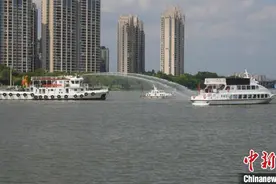 惠州多部门联合开展东江水域应急演练图片