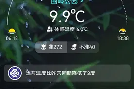 体感6℃！全市寒冷黄色预警生效中，升温要到...图片