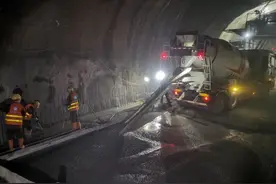 “五一”奋战不停歇 南平两隧项目建设忙图片