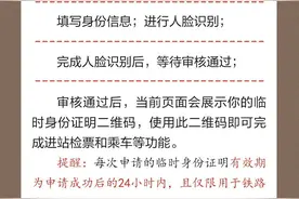 一图了然｜乘火车忘带身份证怎么办？别慌！这样做能快速解决图片