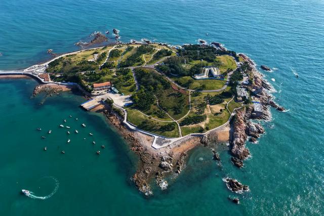 数智文旅 媒动山海丨俯瞰小麦岛，把青岛“明珠”框进眼底