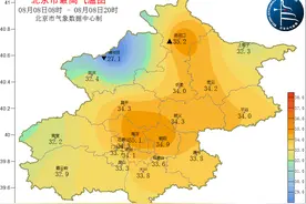 暴雨黄色＋大风蓝色预警，晚高峰雨急风劲图片