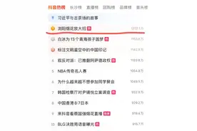 浏阳烟花，喜提全国热榜第一图片