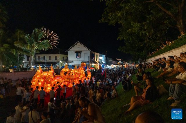 Boun Lai Heua Fai held in Luang Prabang, Laos