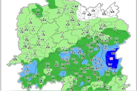 今晚至13日白天湖南降雨持续，湘中局地有暴雨图片
