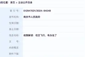一地发布低空飞行服务保障办法，1.0版平台预计月底上线图片