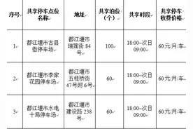 停车费“冰点价” 每月仅60元！ 成都共享停车试点来了！图片