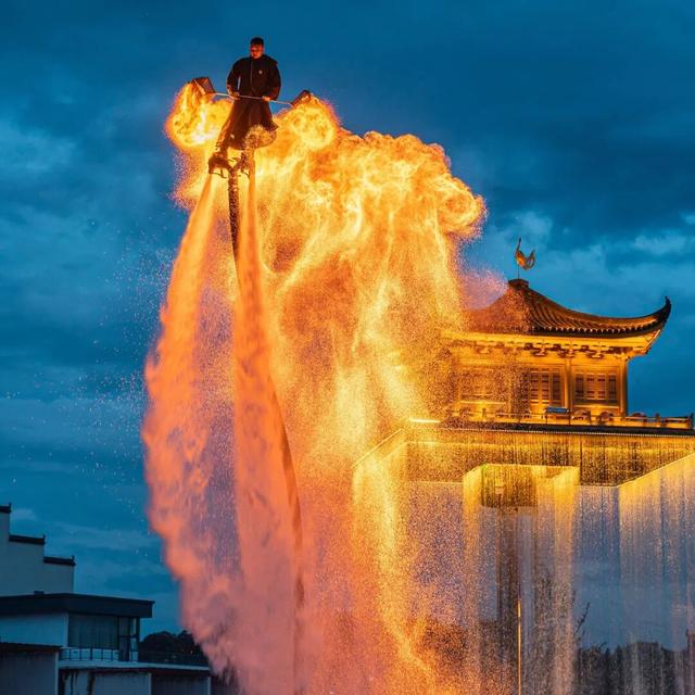 在上饶婺女洲美美入冬，朋友圈可以这样发→