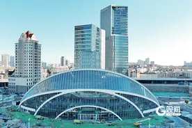 走进现场瞰项目｜看，“世界之眼”！青岛这个地标性建筑计划今年投用图片