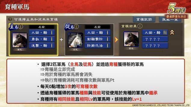 「三国志 霸道」新赛季「烽火连天」开幕！新功能「军马」登场