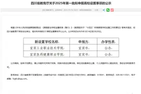 四川宜宾拟设立2所新高校图片
