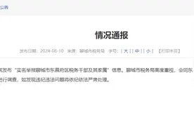 女子举报税务干部一家4千万来路不明，山东聊城：组成联合调查组图片