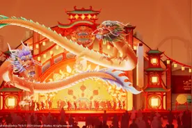 北京环球度假区，神龙大侠陪您过红红火火“环球中国年”图片