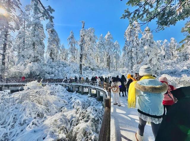 真的太会了！瓦屋山元旦放大招！【幻雪奇缘】NPC巡游高能来袭！