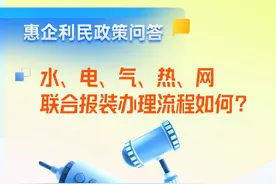 惠企利民政策问答｜水、电、气、热、网联合报装办理流程如何？图片