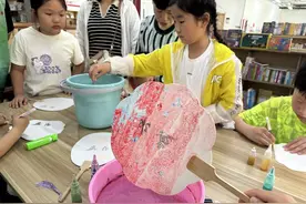 枣庄高新区兴城街道举办非遗漆扇手作体验活动图片