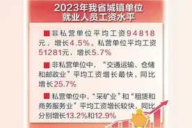 去年河北省城镇单位就业人员工资水平保持增长图片