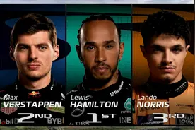 F1英国站正赛：汉密尔顿主场夺冠，维斯塔潘第2，拉塞尔退赛图片