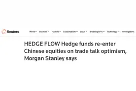外媒：对冲基金增仓中国股票图片