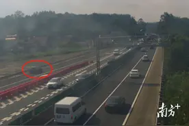 司机高速逆行掉头，清远交警：扣12分罚款200元图片