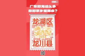 广东的“龙”这么多，你的家乡是哪条？图片