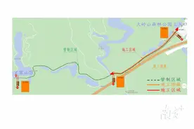 9月9日起封闭施工！常虎高速改扩建将占用大岭山森林公园风柜口路图片